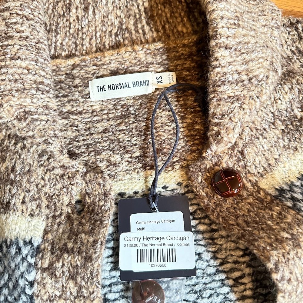 The Normal Brand Cozy Carmy Heritage Cardigan - Picture 8 of 9